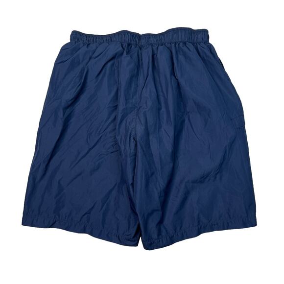 Nike VTG Y2K Mesh Liner Hybrid Running Swim Shorts Navy Blue Mens XL - Picture 2 of 7